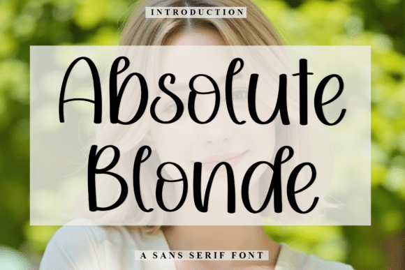 Absolute Blonde: A Soft, Eye-Catching Script Font for Branding