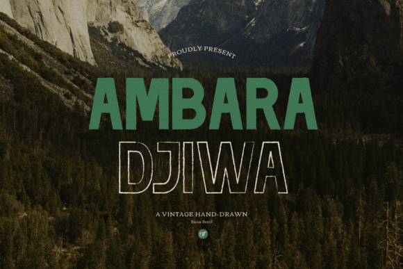 Ambara Djiwa: A Vintage Sans Serif Font for Creative Makers