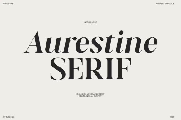 Aurestineserif Bold for Modern Web Typography