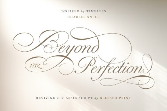Beyond Perfection Font for Handmade Creations