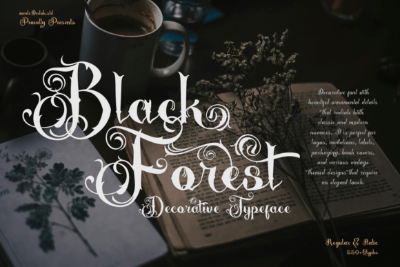Black Forrest: A Decorative Font for Bold Branding and Visual Impact