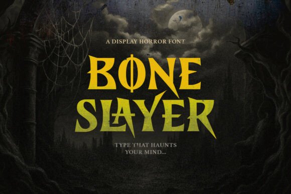 Bone Slayer: A Bold Serif Font for Strong Brand Statements