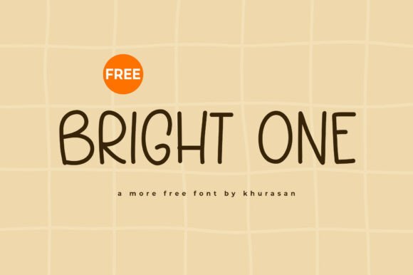 Bright One: A Modern Display Font for Eye-Catching Designs