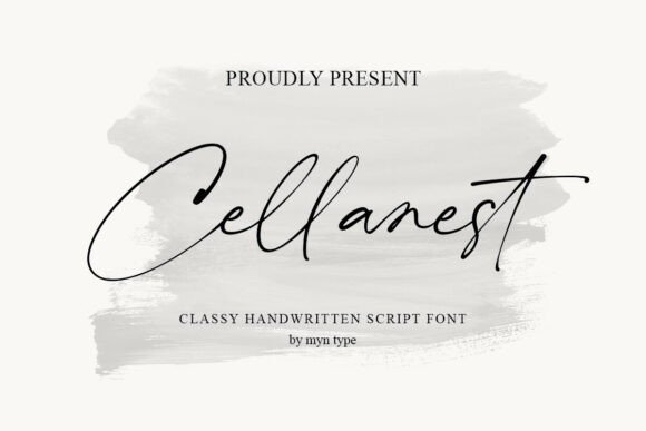 Cellanest: A Timeless Script Font for Polished Branding