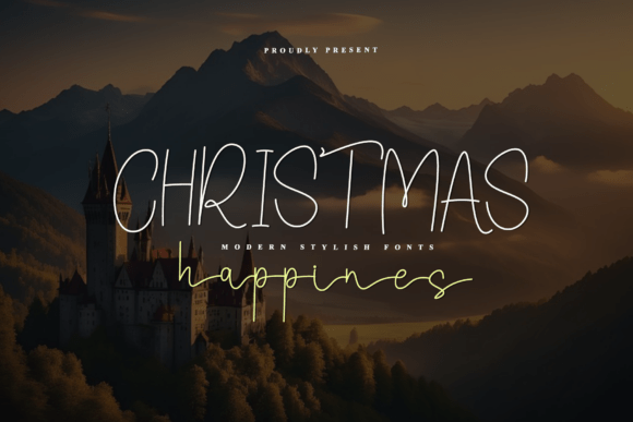 Christmas Happines: A Handwritten Font That Elevates Branding