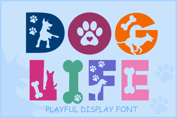Dog Life Font for Warm and Cheerful Branding