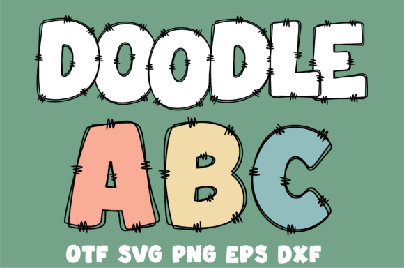 Doodle Abc: A Playful Display Font for Creative Projects