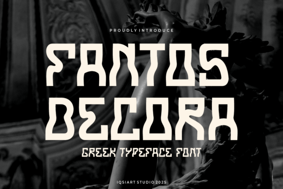 Fantos Decora: Elevate Your Brand with a Greek-Inspired Typeface