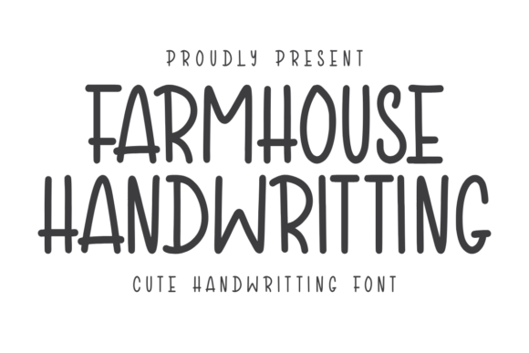 Farmhouse Handwriting for Creative Branding and Craft Projects