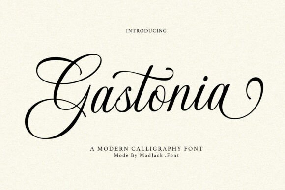 Gastonia Script Font Review and Download