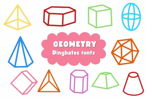 Geometry Font for Creative Campaigns and Branding