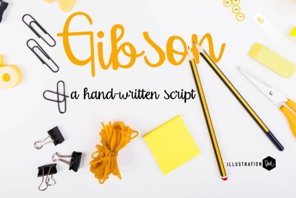 Gibson: A Hand-Crafted Font for Branding Projects