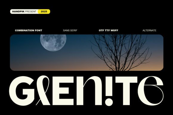 Glenite: A Modern Font for Creative Makers
