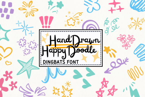 Hand Drawn Happy Doodle: A Playful Font for Creative Projects