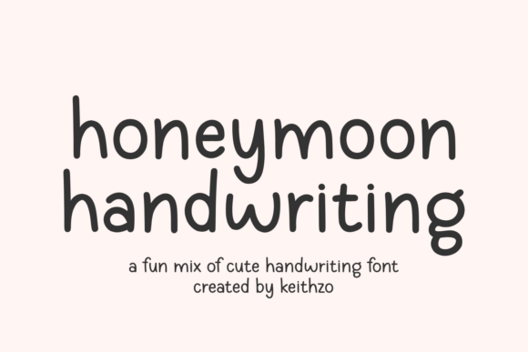 Honeymoon Handwriting: A Script Font for Playful Editorial Design