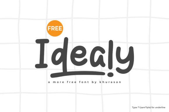 Idealy: A Modern Script Font for Creative Branding Projects