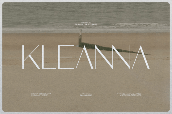 Kleanna: A Minimalist Sans Serif Font for Modern Campaigns