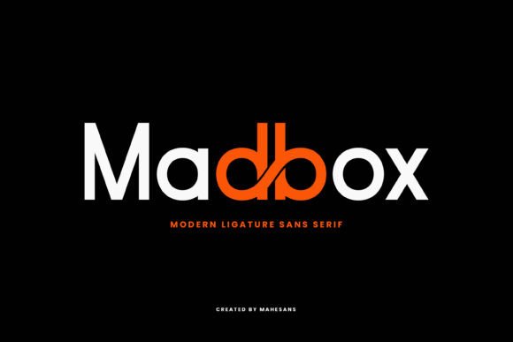Madbox: A Modern Sans Serif Font for Bold Digital Branding