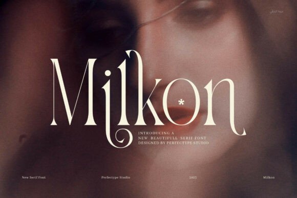 Milkon Serif Font for Handmade and Commercial Designs