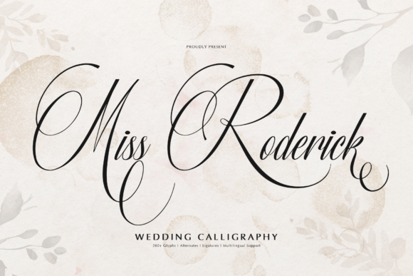 Miss Roderick: Elevate Your Campaigns with Romantic Calligraphy