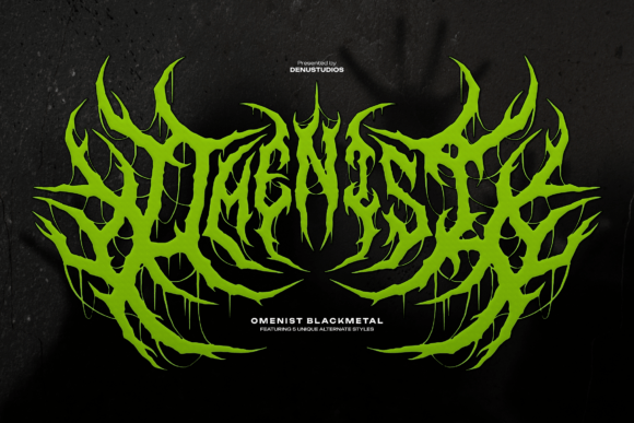 Omenist: A Blackletter Font for Bold Branding