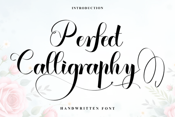 Perfect Calligraphy: A Handwritten Font for Elegant Editorial Design