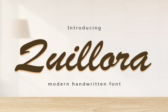 Quillora: A Playful Yet Elegant Font for Branding