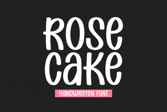 Rose Cake Font for Modern Branding and Design
