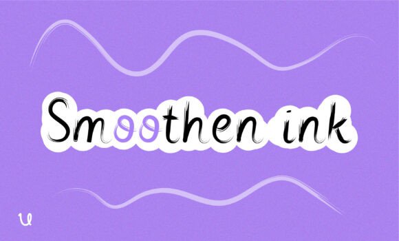 Smoothen Ink: A Hand-Brushed Script Font for Digital Creatives