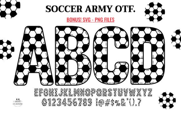 Soccer Army Font for Bold Branding and Athletic Style