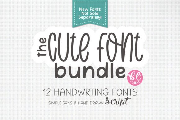 The Cute Handwriting Bundle for Creative Branding Projects