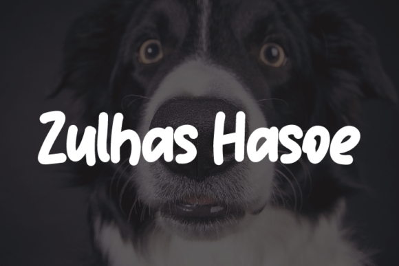 Zulhas Hasoe: A Modern Script Font for Editorial Design